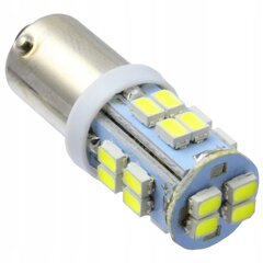 12v T4w Ba9s 24x Smd 1206 5500k Xenon Led Spuldze, ME Premium цена и информация | Автомобильные лампочки | 220.lv