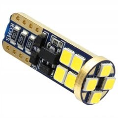 Led Spuldze 12 Smd 2835 W5w T10 Canbus + Stabilizators Alb ME Premium cena un informācija | Auto spuldzes | 220.lv