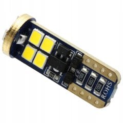 Led Spuldze 12 Smd 2835 W5w T10 Canbus + Stabilizators Alb ME Premium cena un informācija | Auto spuldzes | 220.lv