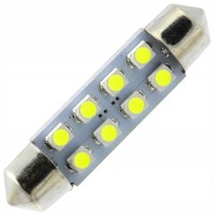 Led Spuldze C5w C10w C3w 8x Smd 1210 41 42 Mm ME Premium cena un informācija | Auto spuldzes | 220.lv