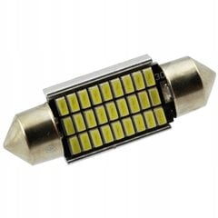 Led Spuldze C5w C10w C3w Canbus 27x Smd 3014 36mm ME Premium cena un informācija | Auto spuldzes | 220.lv