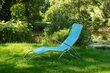 Saliekams dārza zvilnis Jumi 278653, zils цена и информация | Sauļošanās krēsli | 220.lv