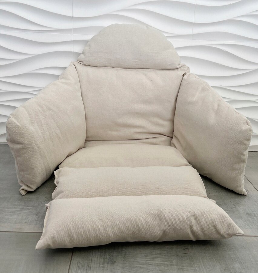 Piekarināms krēsls Fluxar, 60 cm, gaišs cena un informācija | Dārza krēsli | 220.lv