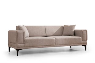 Dīvāns-gulta Horizon, smilšu krāsas цена и информация | Диваны | 220.lv