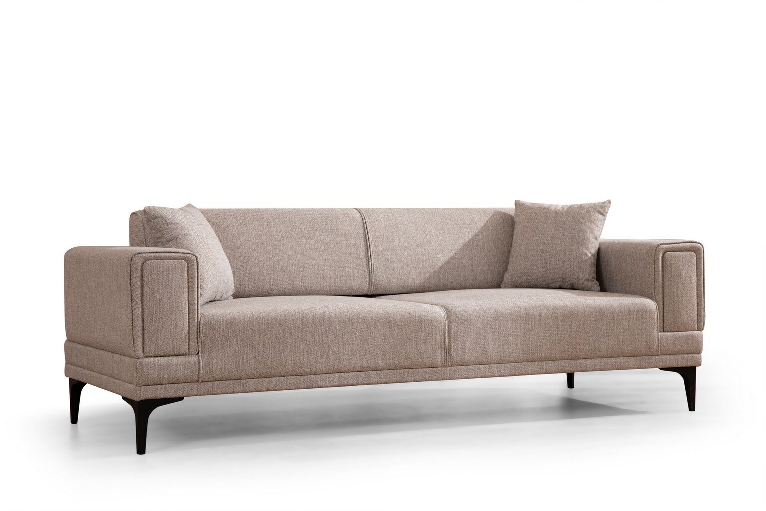 Dīvāns-gulta Horizon, smilšu krāsas cena un informācija | Dīvāni | 220.lv