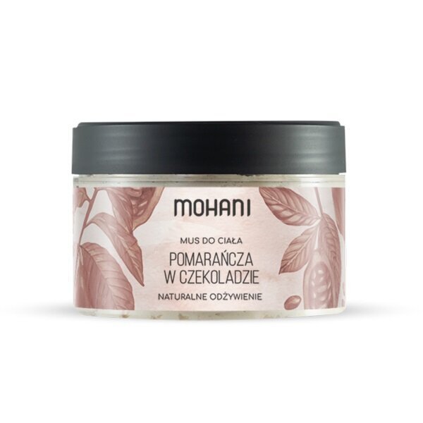 Ķermeņa pieniņš Mohani Nourishing Body Mousse Orange in Chocolate, 200 ml cena un informācija | Ķermeņa krēmi, losjoni | 220.lv