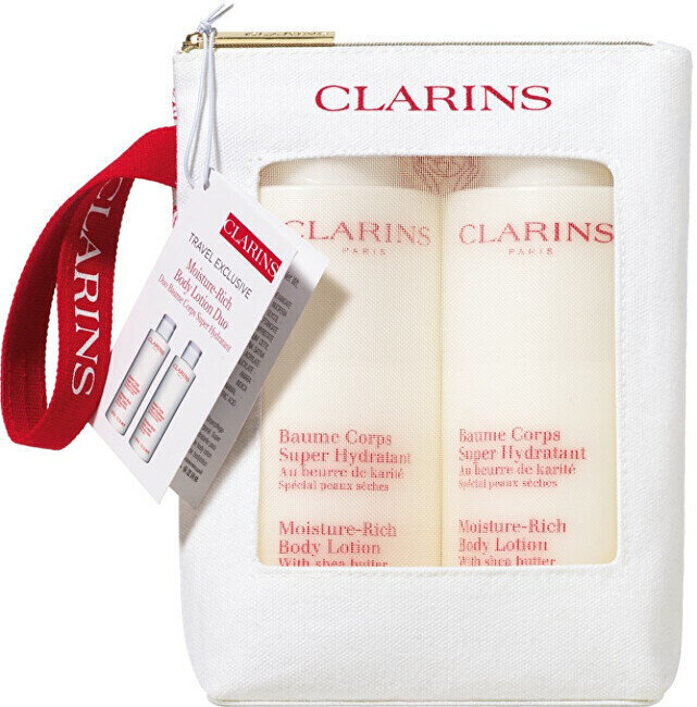 Mitrinošs ķermeņa losjons Clarins Moisture Rich Body Lotion Duo, 2 x 200 ml цена и информация | Ķermeņa krēmi, losjoni | 220.lv