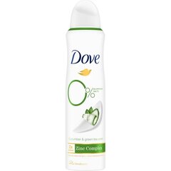 Dezodorants Dove Cucumber and green tea scent sievietēm, 150 ml cena un informācija | Dezodoranti | 220.lv