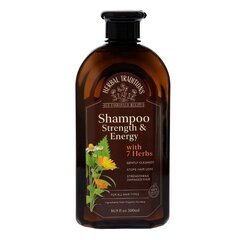 Stiprinošs šampūns Herbal Traditions Strength & Energy, 500 ml цена и информация | Шампуни | 220.lv