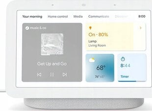 Assistant skaļrunis Google Nest Hub Google 2gen Chalk cena un informācija | Drošības sistēmas, kontrolieri | 220.lv