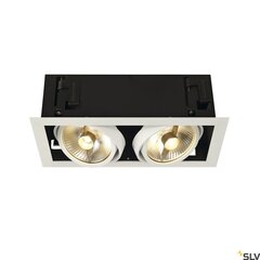 SLV iebūvējams gaismeklis Kadux 2 cena un informācija | Iebūvējamās lampas, LED paneļi | 220.lv