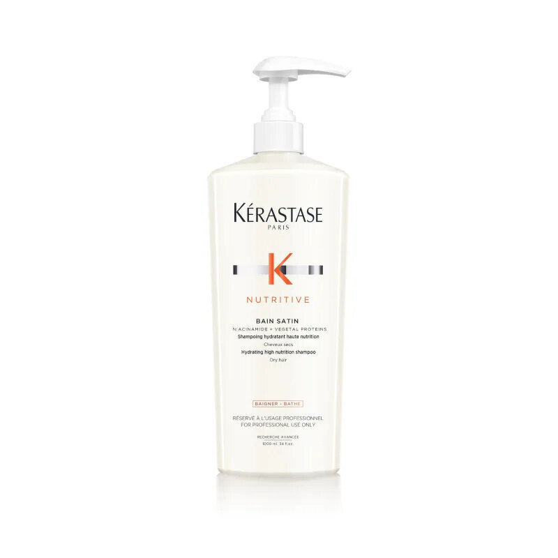 Barojošs šampūns visu matu tipiem Kerastase Nutritive Bain Satin 1, 1000 ml cena un informācija | Šampūni | 220.lv