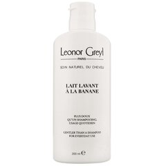 Barojošs matu šampūns ikdienas lietošanai Leonor Greyl Specific Shampoos Banana Cleansing Milk, 200 ml cena un informācija | Šampūni | 220.lv