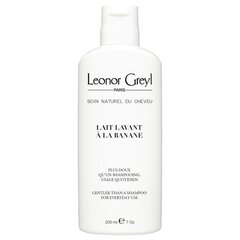 Barojošs matu šampūns ikdienas lietošanai Leonor Greyl Specific Shampoos Banana Cleansing Milk, 200 ml cena un informācija | Šampūni | 220.lv