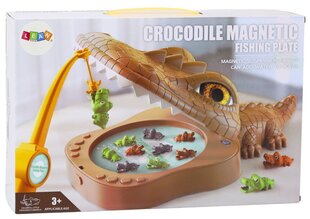 Arkādes spēle krokodilu ķeršanai Lean Toys cena un informācija | Galda spēles | 220.lv