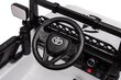 Vienvietīgs bērnu elektroauto Toyota FJ Cruiser, balts цена и информация | Bērnu elektroauto | 220.lv