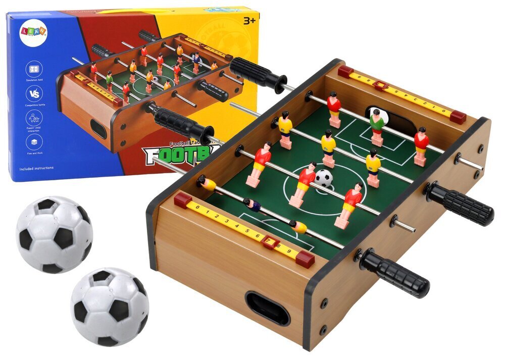 Mini galda futbols Lean Toys, 36 cm x 21,5 cm x 9 cm цена и информация | Galda futbols | 220.lv