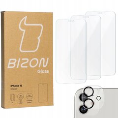 Rūdīts stikls Bizon Glass Clear iPhone 12 цена и информация | Защитные пленки для телефонов | 220.lv