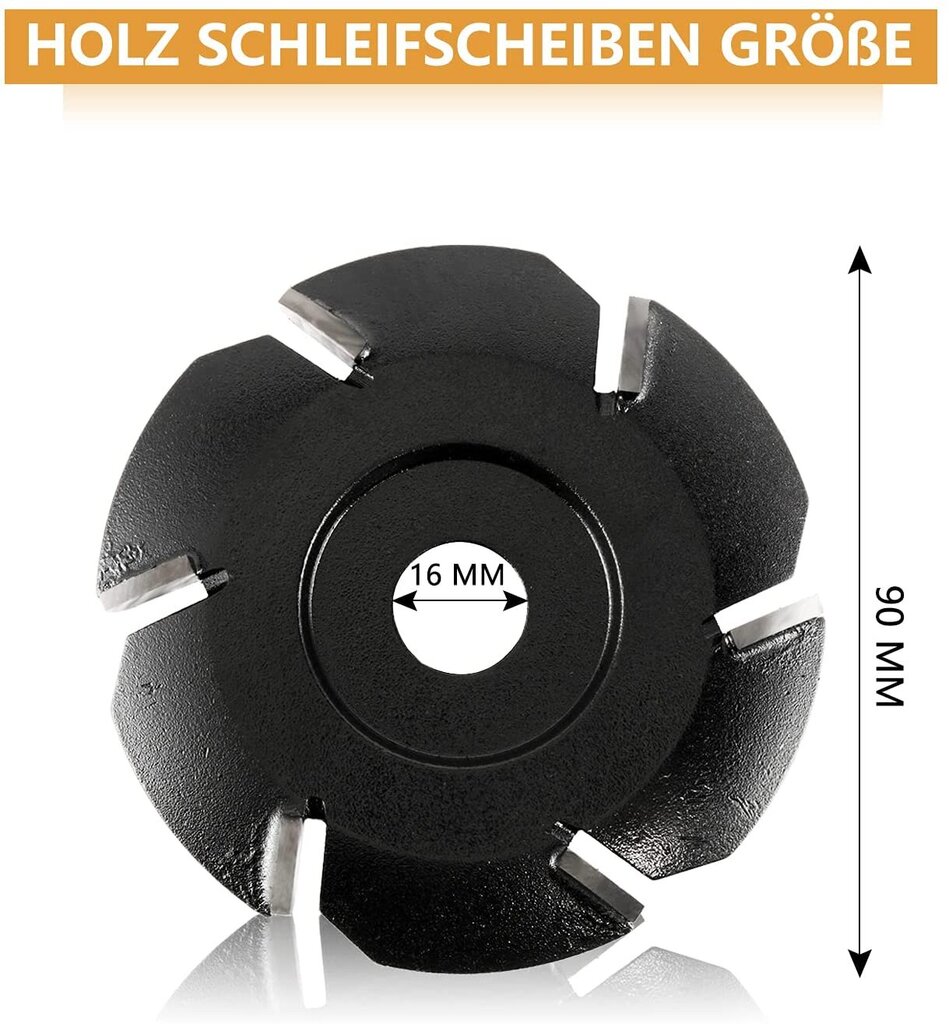 Slīpēšanas disks 90×16mm, sarkans цена и информация | Rokas instrumenti | 220.lv