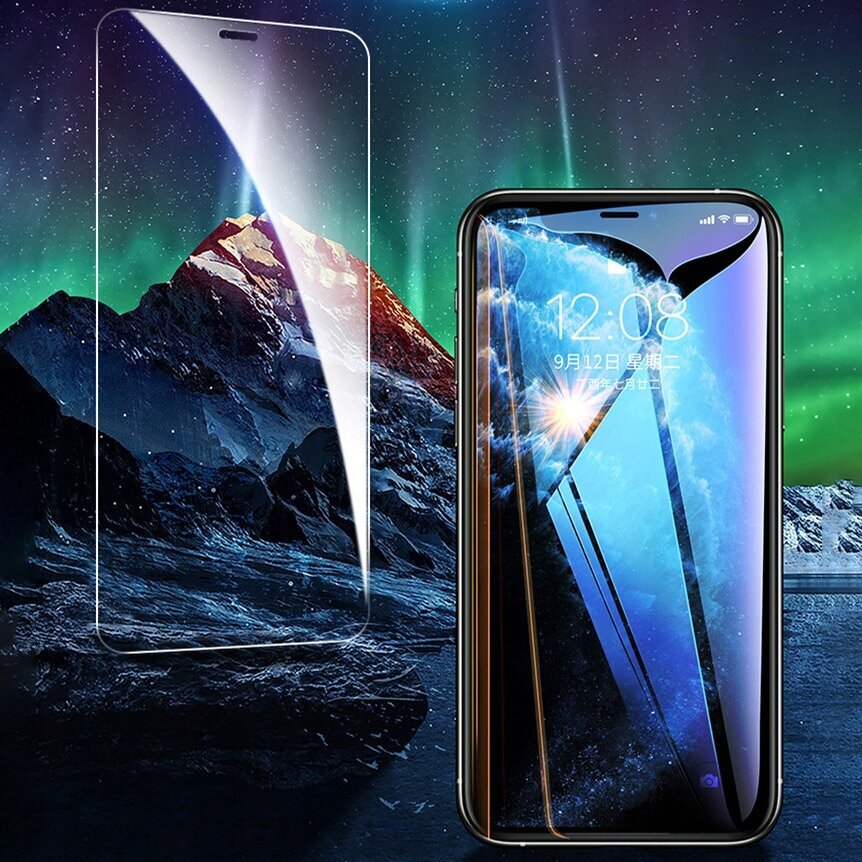 Rūdīts stikls Bizon Glass Clear iPhone 11 Pro Max / Xs Max cena un informācija | Ekrāna aizsargstikli | 220.lv