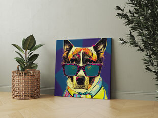 Поп-арт Собака 4 цена и информация | Картины | 220.lv