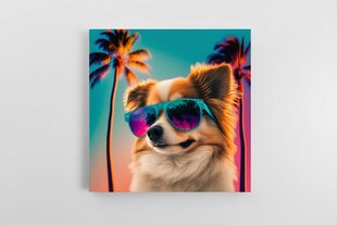 Весёлая собачка в стиле Майами 2 цена и информация | Картины | 220.lv