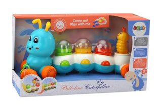 Izglītojoša rotaļlieta Lean Toys Caterpillar cena un informācija | Rotaļlietas zīdaiņiem | 220.lv