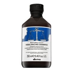 Attīrošs šampūns taukainai galvas ādai Davines Natural Tech Rebalancing Shampoo, 250 ml cena un informācija | Šampūni | 220.lv