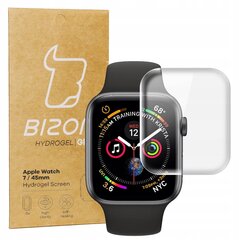 Folija Bizon Glass Hydrogel v2 Apple Watch 45 mm 2 gab. цена и информация | Аксессуары для смарт-часов и браслетов | 220.lv