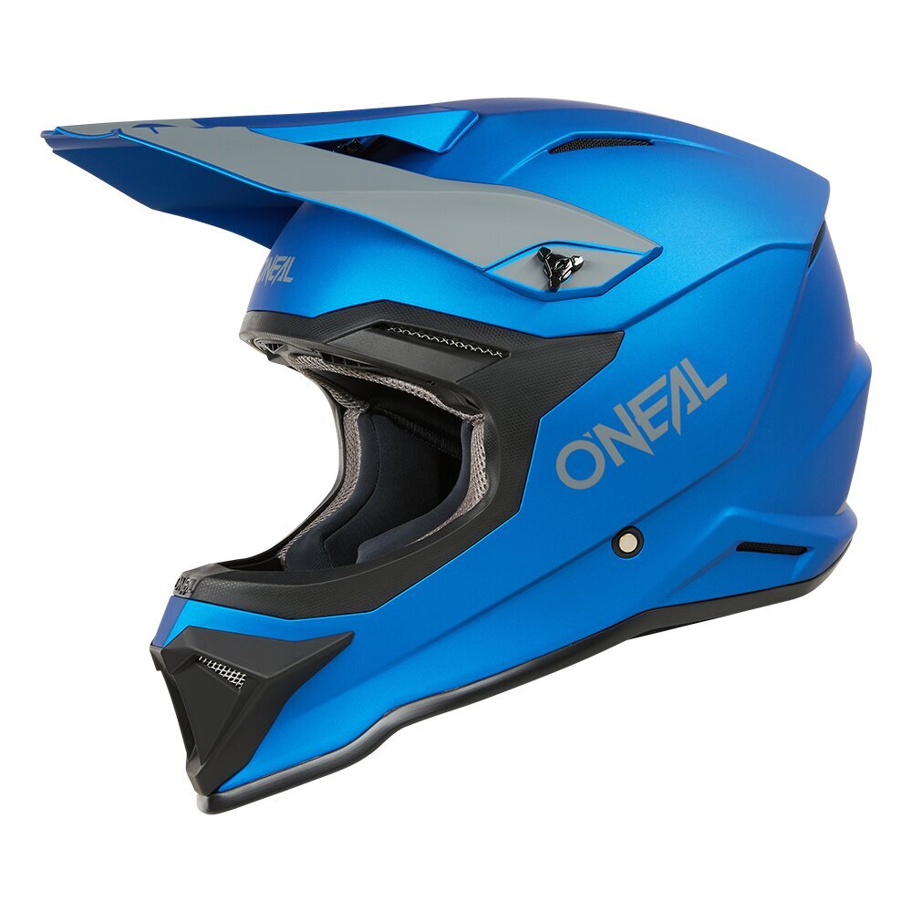 Krosa ķivere O'Neal 1 Series Solid, zila cena un informācija | Moto ķiveres | 220.lv