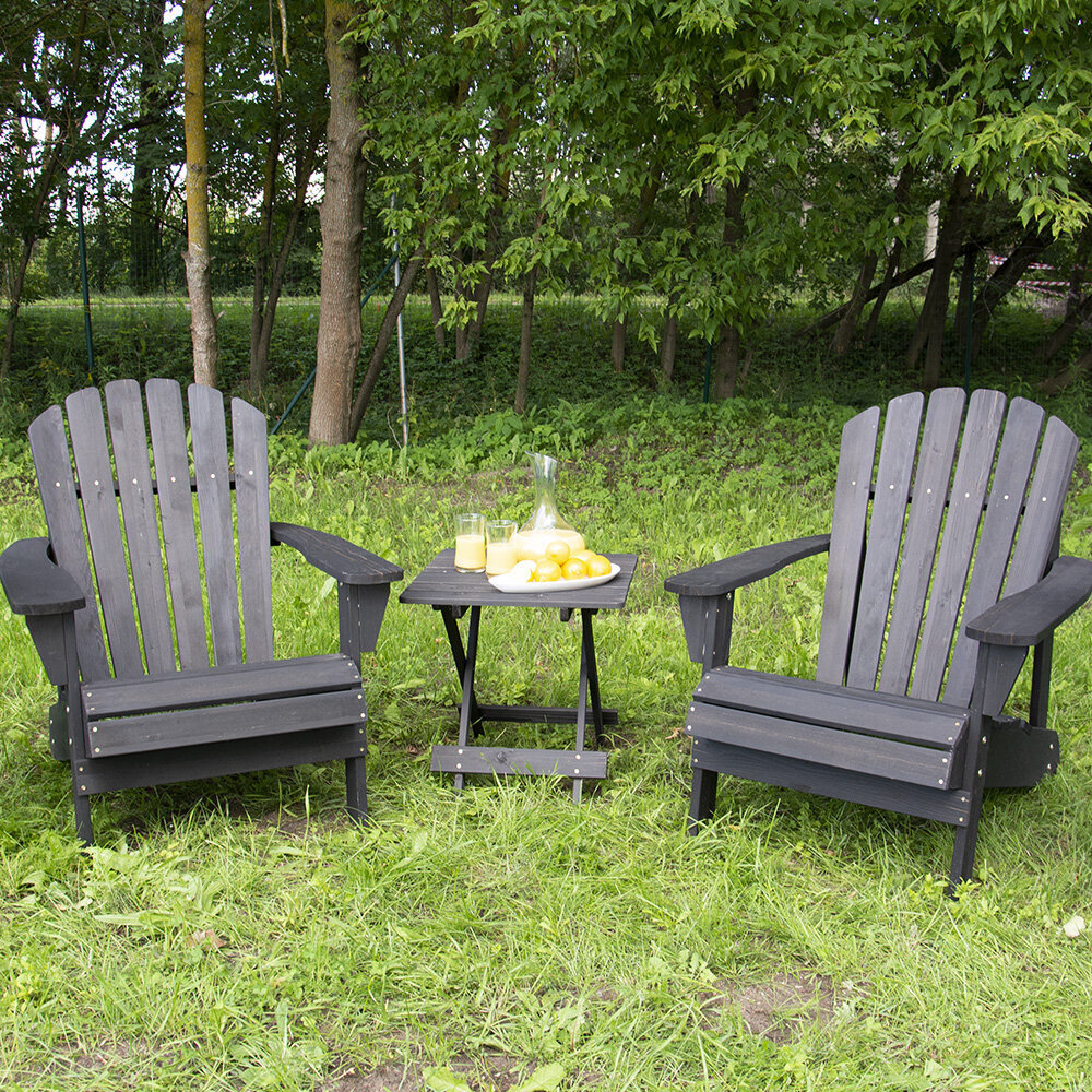 Divi dārza krēsli ar galdiņu DM GRILL cena un informācija | Dārza mēbeļu komplekti | 220.lv
