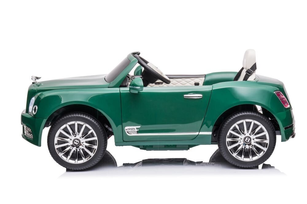 Vienvietīgs elektromobilis bērniem Aosom Bentley Mulsanne, zaļš cena un informācija | Bērnu elektroauto | 220.lv