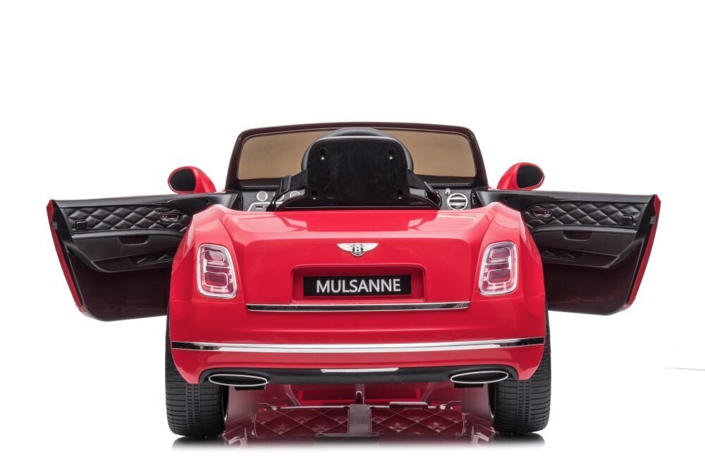 Vienvietīgs elektromobilis bērniem Aosom Bentley Mulsanne, sarkans цена и информация | Bērnu elektroauto | 220.lv