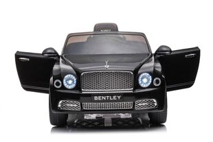 Vienvietīgs elektromobilis bērniem Aosom Bentley Mulsanne, melns цена и информация | Электромобили для детей | 220.lv