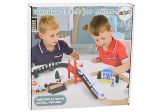 деревянные рельсы для поездов 3,2 м цена и информация | Игрушки для мальчиков | 220.lv