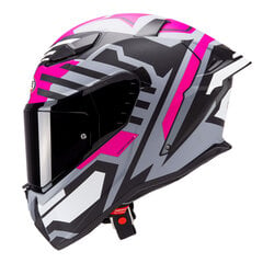 Slēgta sporta ķivere Caberg Drift Evo II Horizon, pelēka/rozā cena un informācija | Moto ķiveres | 220.lv