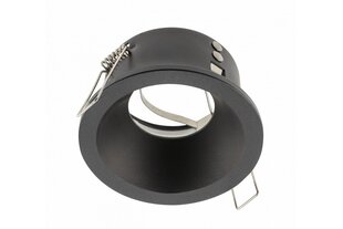 Корпус светильника точечного ELVA, IP54, Ø85x45 мм, чёрный цена и информация | Потолочный светильник | 220.lv