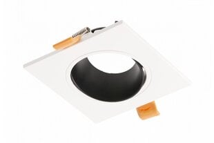 Корпус светильника точечного ARIES IP20, квадратный, белый/черный цена и информация | Монтируемые светильники, светодиодные панели | 220.lv
