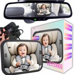Зеркало Hikey Baby monitor для автомобилей 30x20 цена и информация | Аксессуары для автокресел | 220.lv