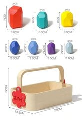 балансировочные камни монтессори цена и информация | Игрушки для малышей | 220.lv