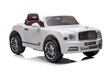 Vienvietīgs elektromobilis bērniem Aosom Bentley Mulsanne, balts цена и информация | Bērnu elektroauto | 220.lv