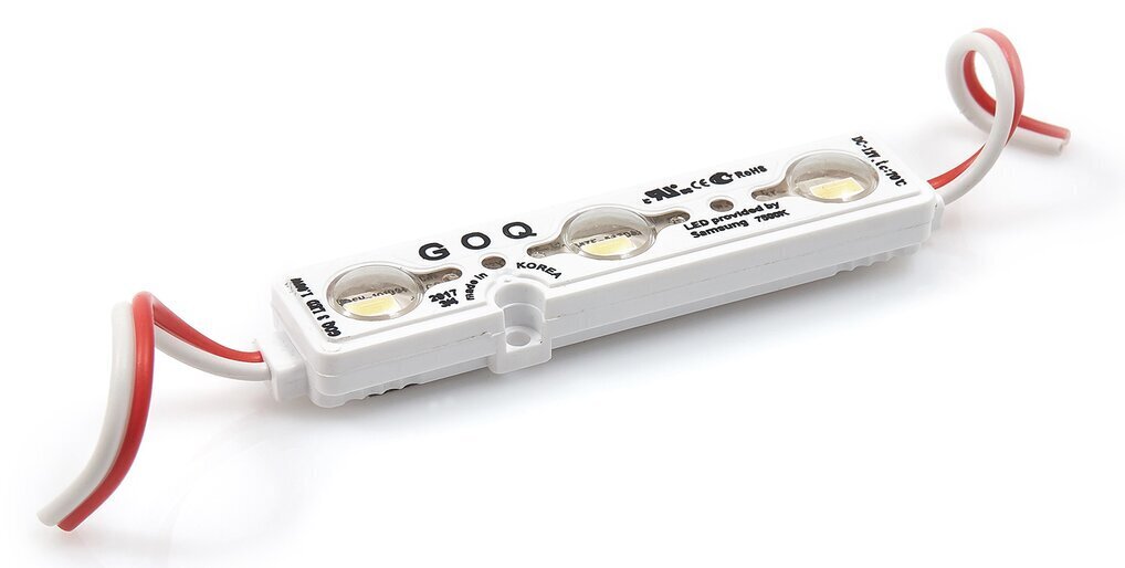 LED modulis 5630 GOQ, IP68 1.08W cena un informācija | LED lentes | 220.lv