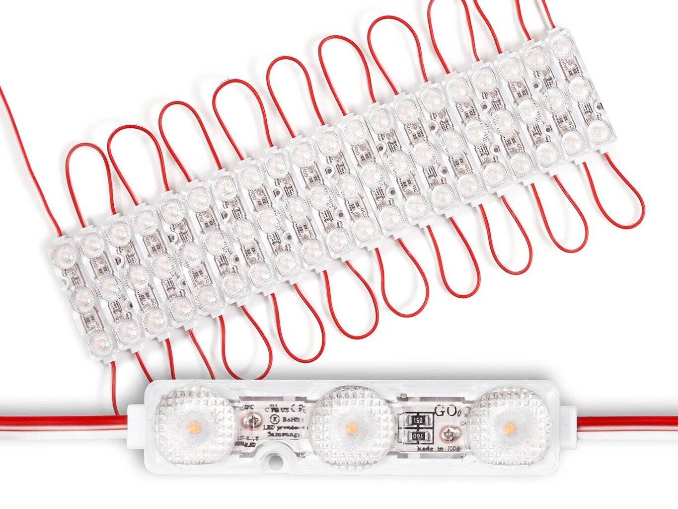 LED modulis 2835 GOQ, IP68 1.08W cena un informācija | LED lentes | 220.lv