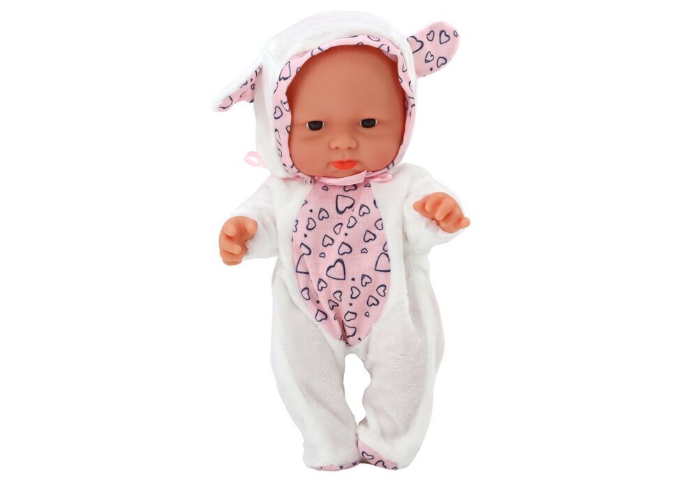 Mazuļu lelle baltā tērpā Lean Toys cena un informācija | Rotaļlietas meitenēm | 220.lv