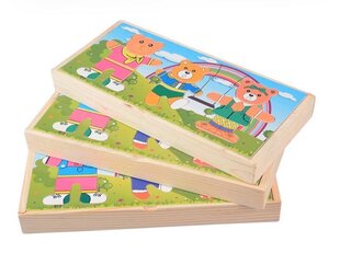 Koka puzle Lāči, 47 d. cena un informācija | Rotaļlietas zīdaiņiem | 220.lv