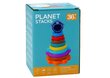 Piramīda Lean Toys Planet Stacks цена и информация | Rotaļlietas zīdaiņiem | 220.lv