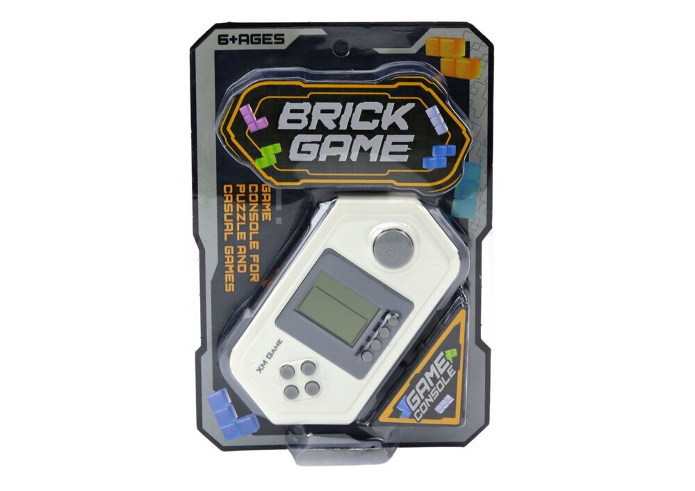 Elektroniskā spēle Tetris Brick Game, balta cena un informācija | Galda spēles | 220.lv