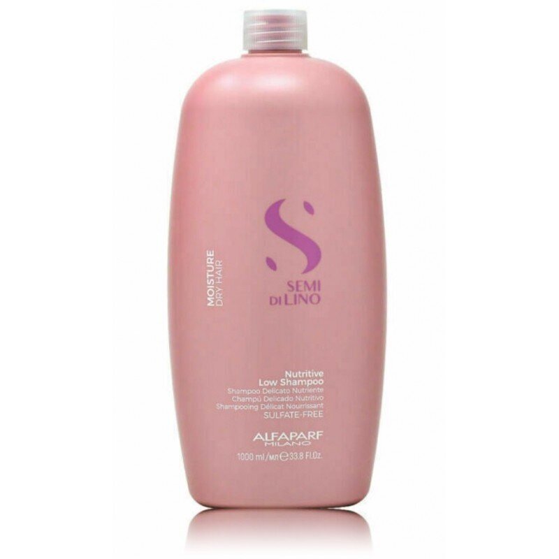 Barojošs šampūns sausiem matiem Alfaparf Milano Semi Di Lino Moisture Nutritive Low, 1000 ml цена и информация | Šampūni | 220.lv