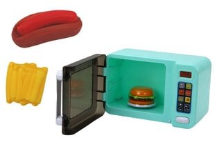 игрушечная микроволновая печь с аксессуарами цена и информация | Игрушки для девочек | 220.lv