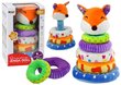 Plīša piramīda Lean Toys Fox цена и информация | Rotaļlietas zīdaiņiem | 220.lv